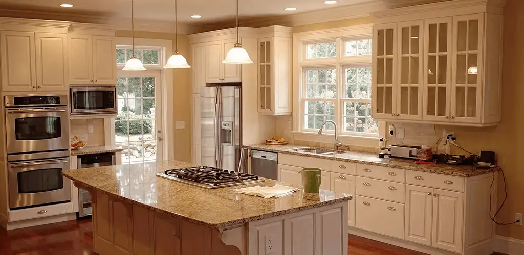 Custom cabinet door installation and kitchen upgrade in Erie, PA
